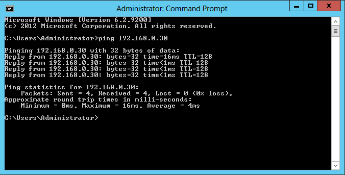 Assign a static IP Address to Windows Server 2012