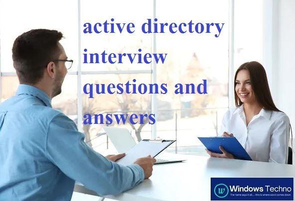 AD-Interview-Questions-answers