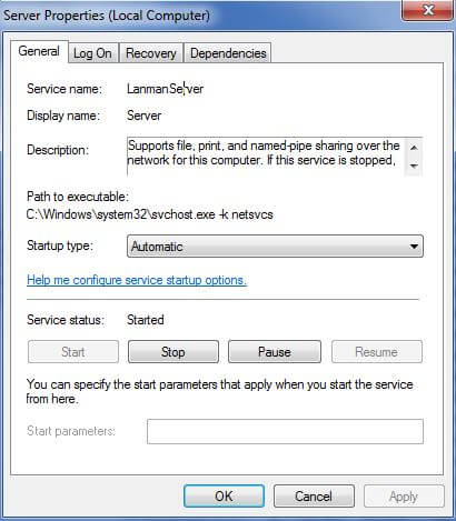 Server-Service-LanmanServer