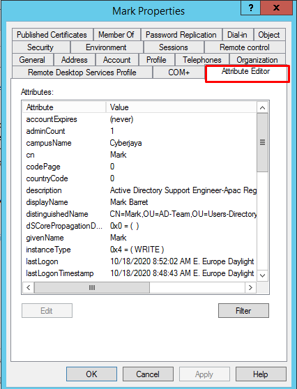 attribute-editor-in-active-directory