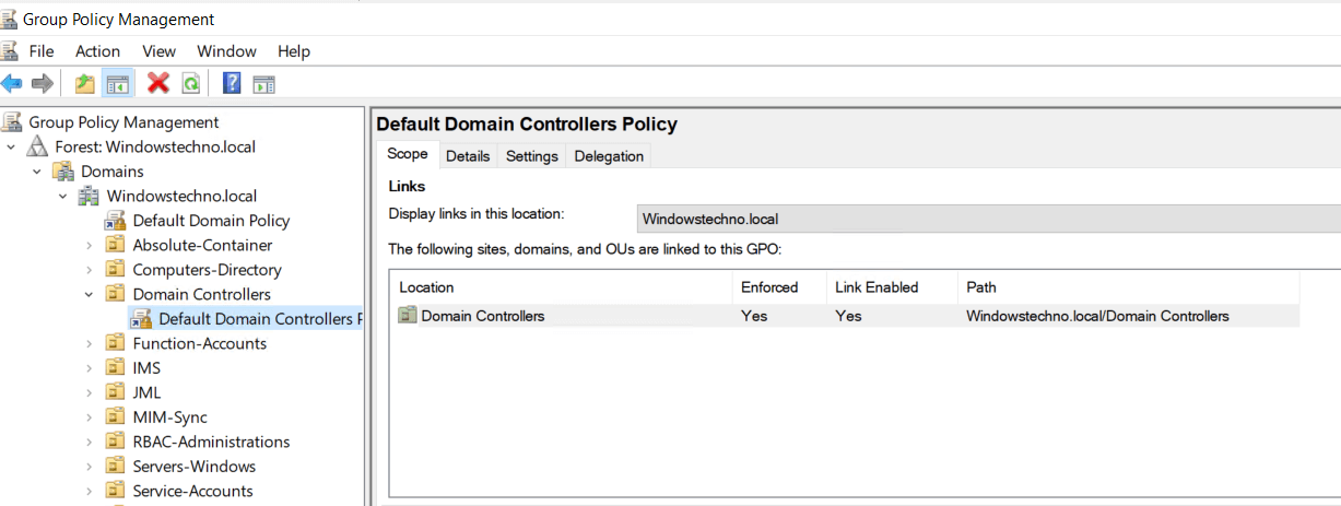Default-Domain-Policy