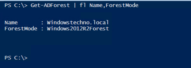 Forest-Functional-Level-Powershell